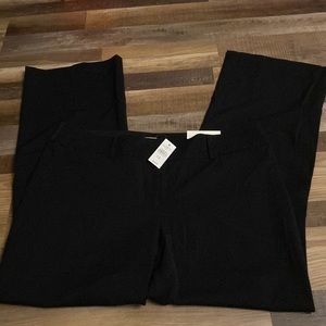 Loft NWT size 14 curvy fit trouser pants black